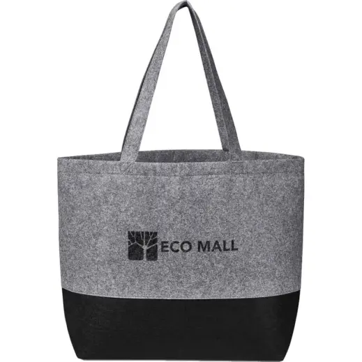 Okiyo Toku Recycled PET Felt Large Tote Branded Front